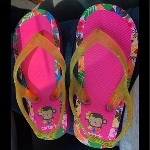 Carter’s Toddlers Girl Flip Flops L (9-10)